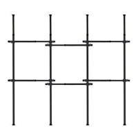 ราคา ราวแขวนผ้า 6 ราวแขวน TUGU R01B สีดำ (1186984)