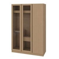 ราคา ตู้เสื้อผ้า 3 บานเปิด KONCEPT TIMBUR 19236149 134 ซม. สีโอ๊ค (1281459)