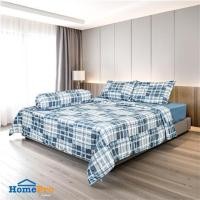 ราคา ชุดผ้าปูที่นอน 6 ฟุต (ชุด 6 ชิ้น) HOME LIVING STYLE URBAN สี BLUE (1286209)