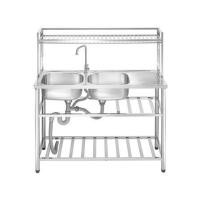 ราคา ซิงค์ขาตั้ง 2 หลุม 1 ที่พัก MESTER PSU120 สีเงิน (1292565)