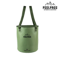 ราคา ถังน้ำพับได้แบบพกพา FEELFREE FOLDABLE WASH BASIN 5L สีเขียว (888180900097)