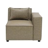 Koncept Furniture โซฟา 1 ที่นั่ง สีน้ำตาลอ่อน รุ่น ROBERTO 19213270