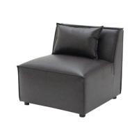 Koncept Furniture โซฟา 1 ที่นั่ง สีน้ำตาลเข้ม รุ่น ROBERTO 19213269