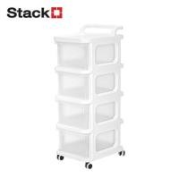 ราคา ตู้ลิ้นชัก 4 ชั้น STACKO DEW 38X30X86.5 ซม. สีใส (1281618)