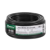 ราคา สายไฟ IEC53 RANZZ 2x1.5 ตร.มม. 30 ม. สีดำ (1289820)