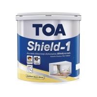 ราคา สีน้ำทาภายใน TOA SHIELD-1 BASE D กึ่งเงา 2.5 แกลลอน (1060861)
