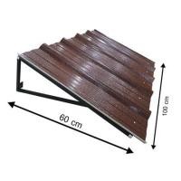 ราคา กันสาด UPVC โครงเหล็ก S.D.BRILLIANT 60X100 ซม. สีน้ำตาล (1153379)