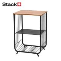 ราคา ชั้นวางของ 3 ชั้น STACKO URBAN 37.5X28.5X54.7 ซม. สีดำ (1281794)