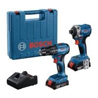 ราคา ชุดสว่านไร้สาย (พร้อมแบตเตอรี่) BOSCH GSB185+GDR215 18 โวลต์ (1296755)