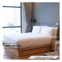 ราคา ผ้าปูที่นอน 6 ฟุต BED CLIP MICROTEX สี WHITE (1252625)
