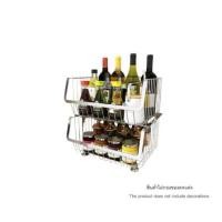 ราคา [PRE-ORDER] ชั้นวางของ 2 ชั้น วัสดุสแตนเลส304 มีล้อ PROMA-RACK001-02-S304 (888126000461)