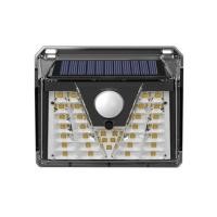 Shining ไฟผนังนอก SOLAR 2.5 วัตต์ WARM WHITE สีดำ รุ่น S-WLL08B-SL