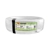 ราคา สายไฟ VAF YAZAKI 2x1 ตร.มม 100 ม. สีขาว (2440)