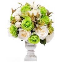 ราคา ดอกกุหลาบในแจกันโรมัน WACH 03 สีขาว/เขียว (1159076)
