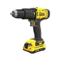 ราคา สว่านกระแทกไร้สาย (พร้อมแบตเตอรี่) STANLEY SCD711D2KA-B1 20 โวลต์ (1189939)