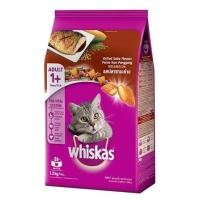 ราคา อาหารแมว WHISKAS พ็อกเก็ต แมวโต รสปลาซาบะย่าง 1.2 กก. (1201918)