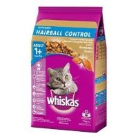 ราคา อาหารแมว WHISKAS ADULT พ็อกเก็ต สูตรควบคุมก้อนขน รสไก่และทูน่า 1.1 กก (1201924)
