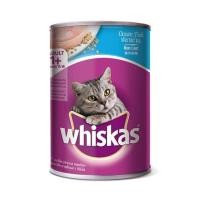 ราคา อาหารเปียกแมว WHISKAS ปลาทะเล 400 ก. (1202667)