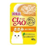 ราคา อาหารเปียกแมว CIAO SOUP CHICKEN FILLET AND SCALLOP 40 ก. (1202691)