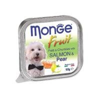 ราคา อาหารเปียกสุนัข MONGE FRUIT SALMON AND PEAR 100 ก. (1203096)