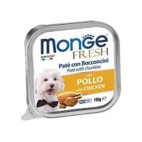 ราคา อาหารเปียกสุนัข MONGE FRESH CHICKEN 100 ก. (1203166)