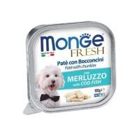 ราคา อาหารเปียกสุนัข MONGE FRESH COD FISH 100 ก. (1203188)