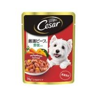 ราคา อาหารเปียกสุนัข CESAR เนื้อพร้อมผักในน้ำเกรวี่ 70 ก. (1203181)