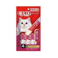 ราคา ขนมแมวเลีย CIAO STICK TUNA MAGURO IN JELLY แพ็ก 4 ซอง (1203974)