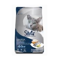 ราคา อาหารแมว SILVER ACTIVE MACKEREL AND JASMINE RICE 1.2 กก. (1210207)
