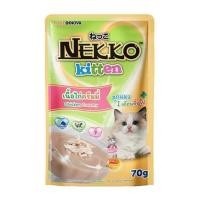 ราคา อาหารเปียกแมว NEKKO KITTEN CHICKEN CREAMY 70 ก. (1213099)