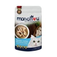 ราคา อาหารเปียกแมว MONCHOU MACKEREL TOPPING GROUPER IN GRAVY 70 ก. (1222427)
