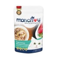 ราคา อาหารเปียกแมว MONCHOU TUNA TOPPING ANCHOUVY IN GRAVY 70 ก. (1222442)