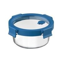 ราคา กล่องอาหารกลม OCEAN GLASS REGO BOX 0.4 ลิตร สีน้ำเงิน/ใส (1231418)