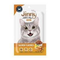 ราคา ขนมแมว JINNY CAT SNACK SALMON FLAVORED 35 ก. (1248615)