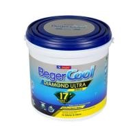 ราคา สีน้ำทาภายนอก BEGER COOL DIAMONDSHIELD 17 BASE C กึ่งเงา 1 แกลลอน (1255316)