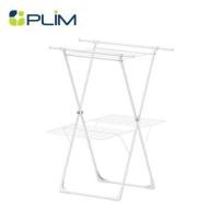 ราคา ราวพาดผ้า 2 ชั้นพับได้ PLIM ALBA 120x106x125ซม. สีขาว (1291489)