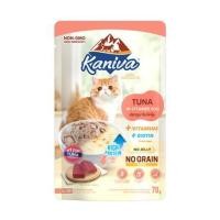 ราคา อาหารเปียกแมว KANIVA TUAN IN STEAMED EGG 70 ก. (1287971)