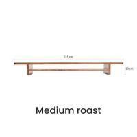 ราคา ชั้นวางจอคอมพิวเตอร์ SILLICONS STUDIO ผลิตจากไม้แท้ - สีน้ำตาลเข้ม (888132500009)