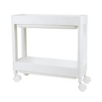 ราคา ชั้นวางของแคบ 2 ชั้น STACKO MONO 48X18X45 ซม. สีขาว (1270076)