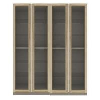 Koncept Furniture ตู้โชว์ ขนาด 200 ซม. สีไม้โทนอ่อน รุ่น BLOX FIT IN 59058243