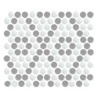 ราคา โมเสคพอร์ซเลน 22x24 ซม. GLASCERA ราวนด์ แพทเทิร์น 5 ทูโทน (1252215)