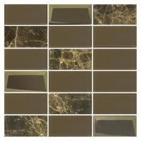 ราคา โมเสคแก้ว 30x30 ซม. GLASCERA วิคทอเรีย 2 น้ำตาล (1287307)