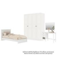 ราคา KONCEPT ชุดห้องนอน 3.5 ฟุต พร้อมตู้บานเปิด 134 ซม. รุ่น MONETA