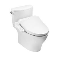 Toto สุขภัณฑ์สองชิ้น 4.8 ลิตร พร้อมฝาอัตโนมัติ รุ่น CST767UW1