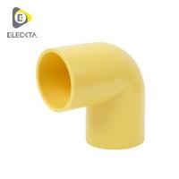 ราคา ข้องอ 90 องศา ร้อยสาย ELECKTA 1 นิ้ว สีเหลือง (แพ็ก 2 ชิ้น) (1282369)