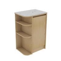 ราคา ตู้เตี้ยเข้ามุมซ้าย SB FURNITURE PURIN 19220504 55 ซม. สีไม้อ่อน (1248480)