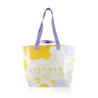 ราคา กระเป๋าช้อปปิ้ง VAVAZ รุ่น FLOWER สีเหลือง-ม่วง (888178400066)