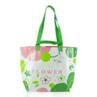 ราคา กระเป๋าช้อปปิ้ง VAVAZ รุ่น FLOWER สีชมพู-เขียว (888178400067)