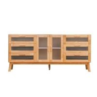 ราคา ตู้วางทีวี EVERGREEN FURNITURE G-6184-3-9FWR 170X40X84 สีน้ำตาลธรรมชาติ (888168100162)