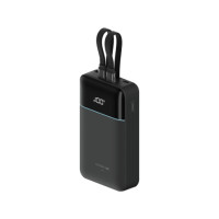 ราคา แบตสำรอง CUKTECH LPB200NL สีดำ 20000 MAH มาตรฐาน CCC ชาร์จเร็วพร้อมสาย USB-C 40W และ USB-A 22.5W (888143500081)